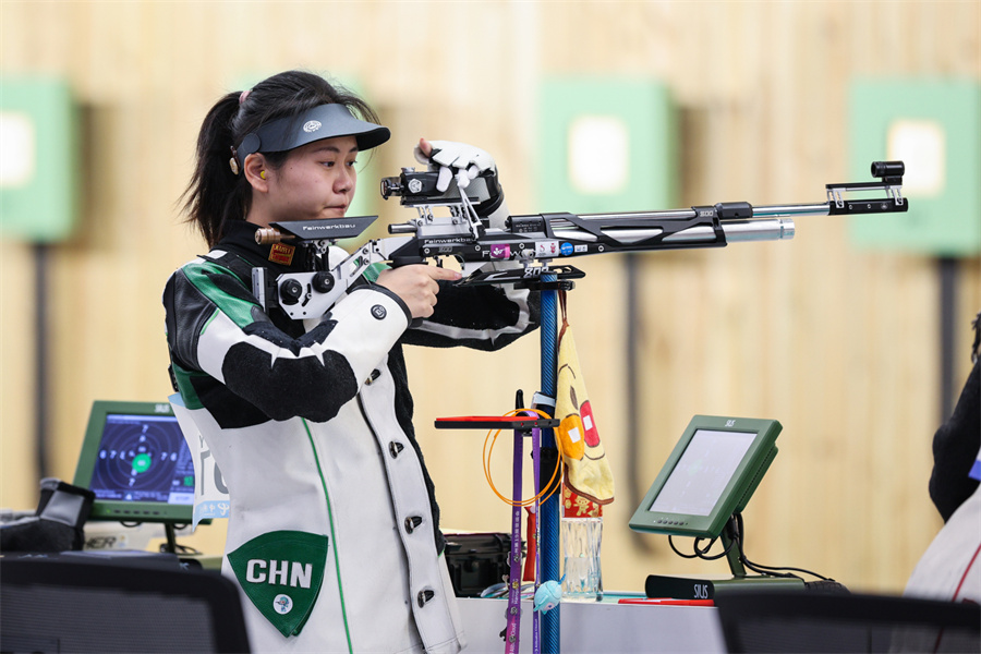 射击比赛女子团体赛中国选手获胜 射击比赛女子团体赛中国选手获胜